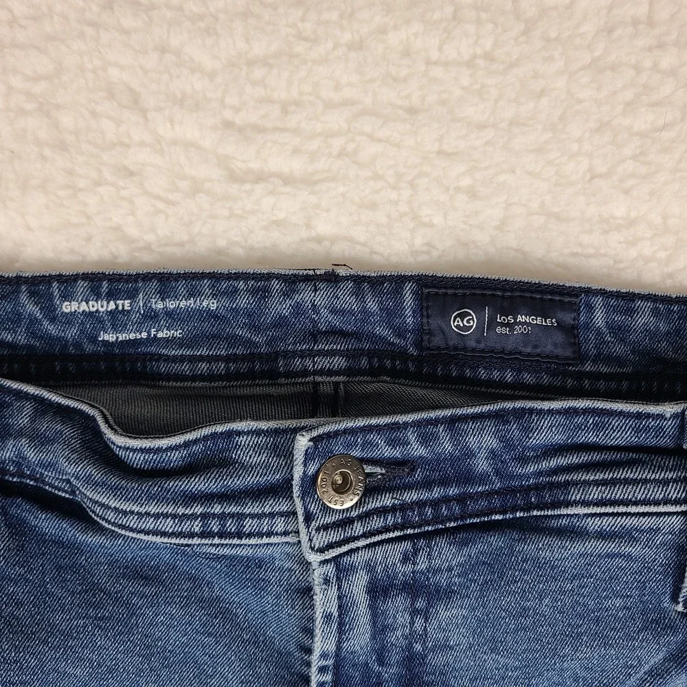 AG Adriano Goldschmied Jeans Mens 40 Graduate Tailored Leg Japanese Fabric Denim